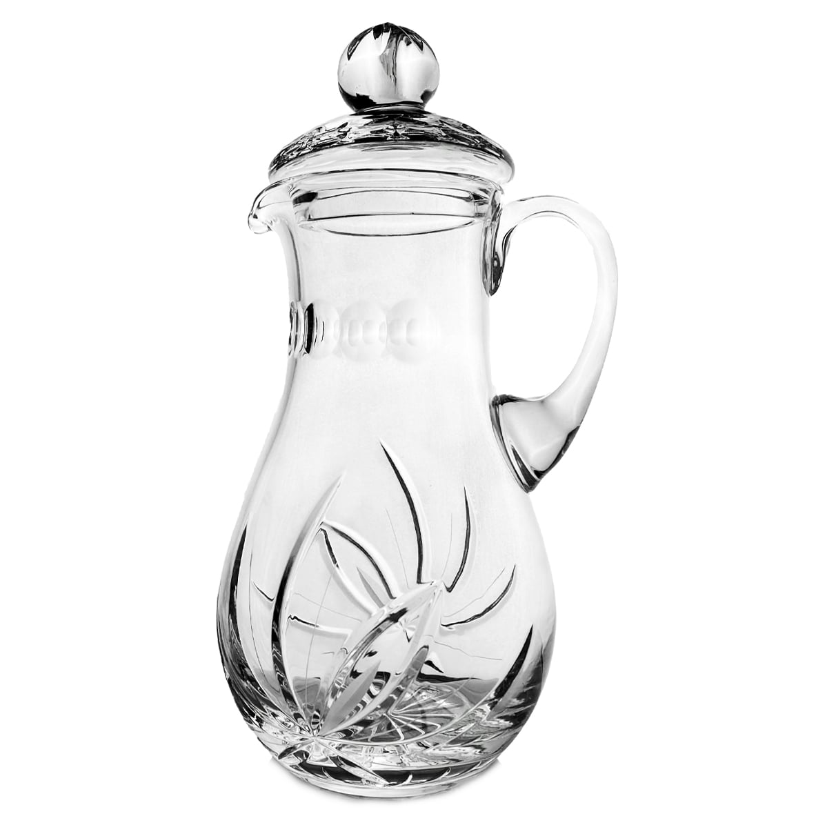 Ulcior cu capac din cristal Neman gravat