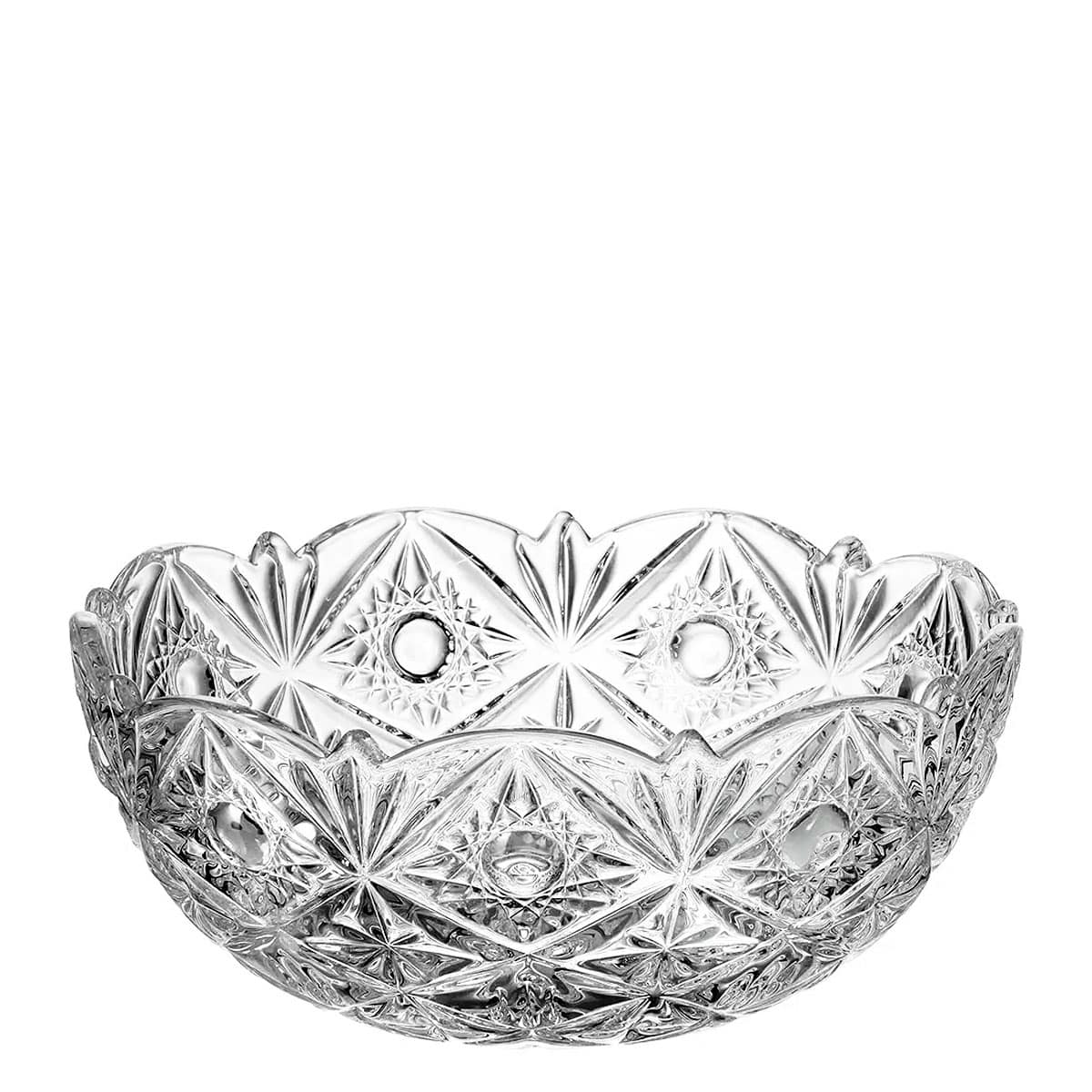 bol pentru fructe din cristal bohemia
