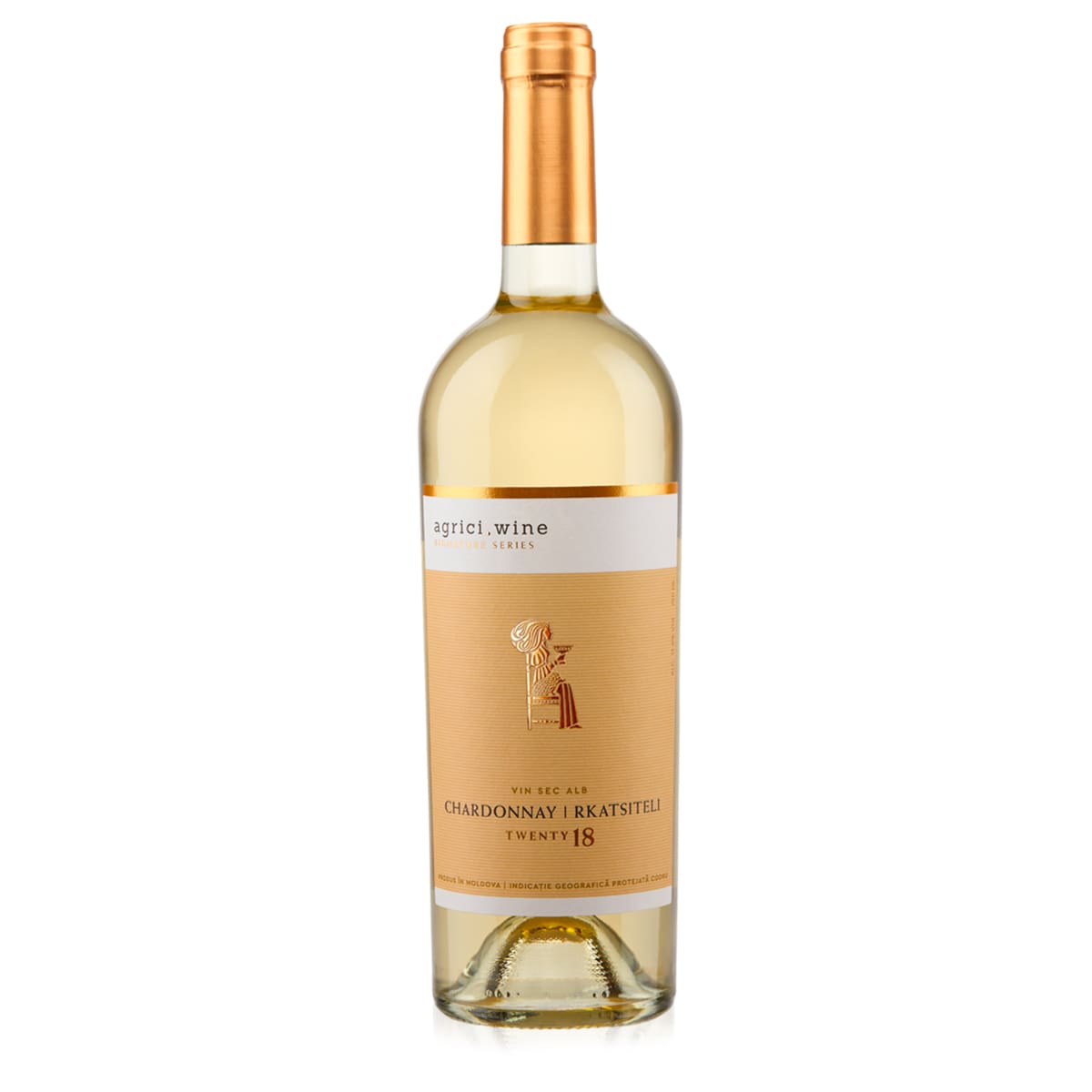 Vin sec alb Chardonnay/Rkatsiteli