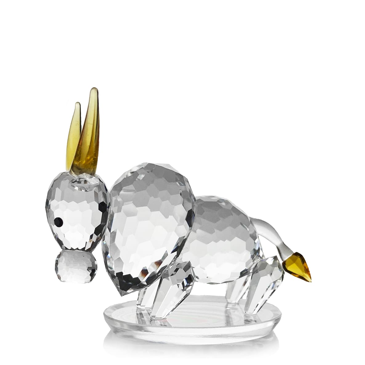 decoratiune taur din cristal