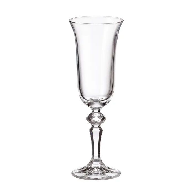 pahar pentru vin spumant din sticla bohemia