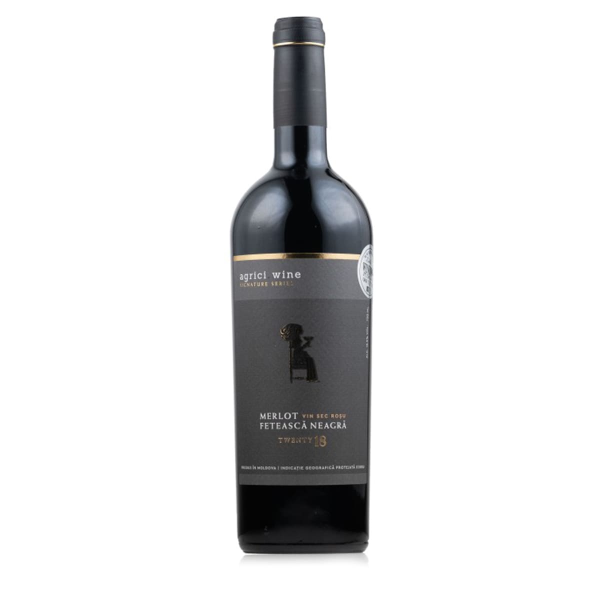 Vin rosu sec Merlot Feteasca Neagra