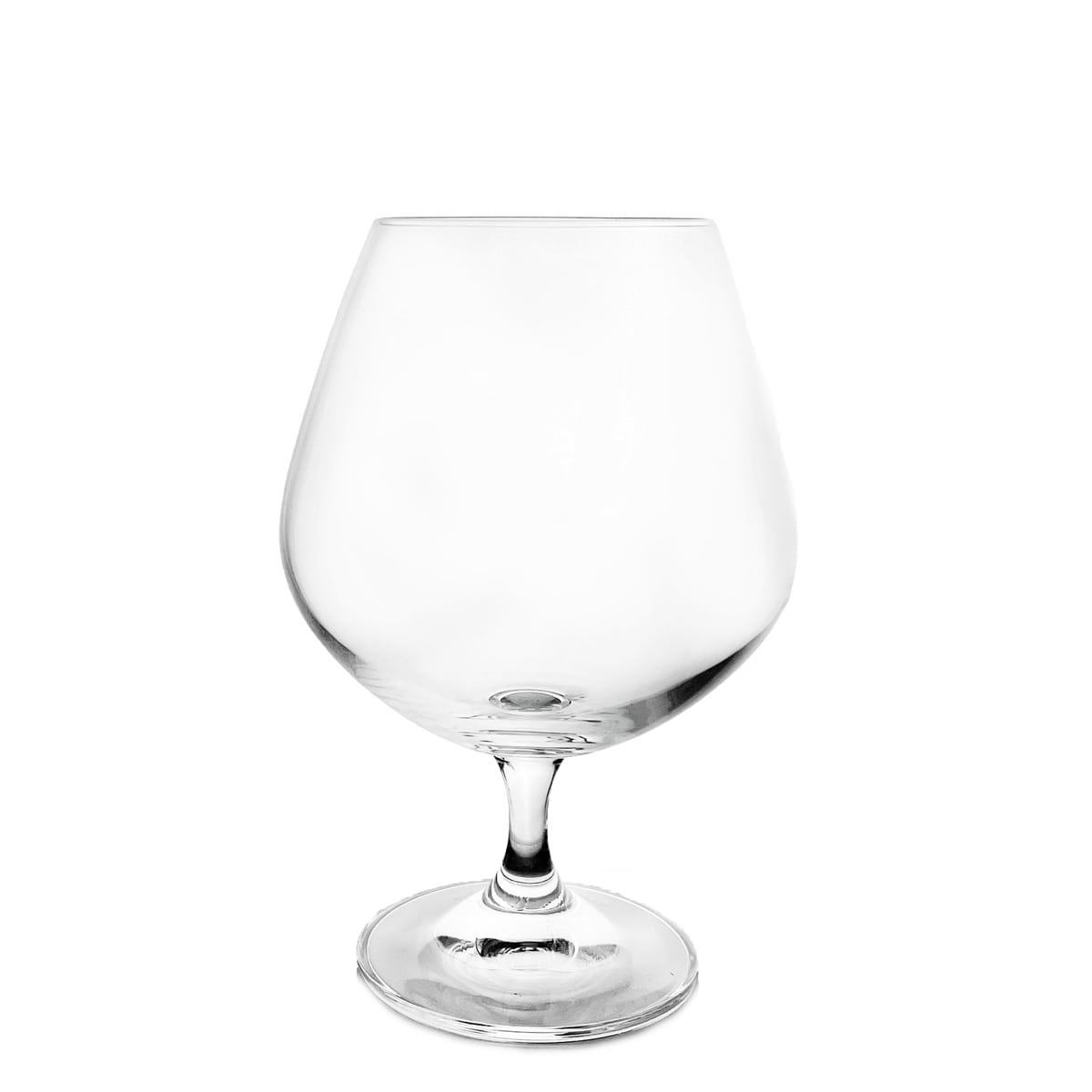 Pahar pe picior pentru cognac din sticla Bohemia