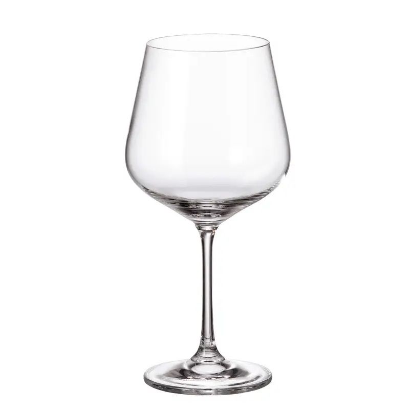 Pahar pentru vin rosu de 600ml din sticla Bohemia