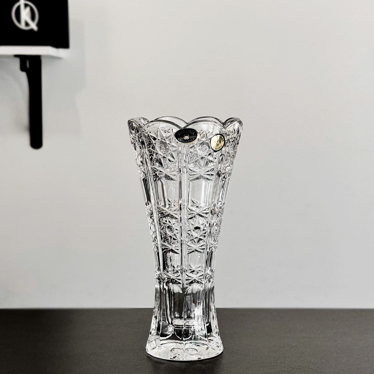 vaza din cristal Bohemia