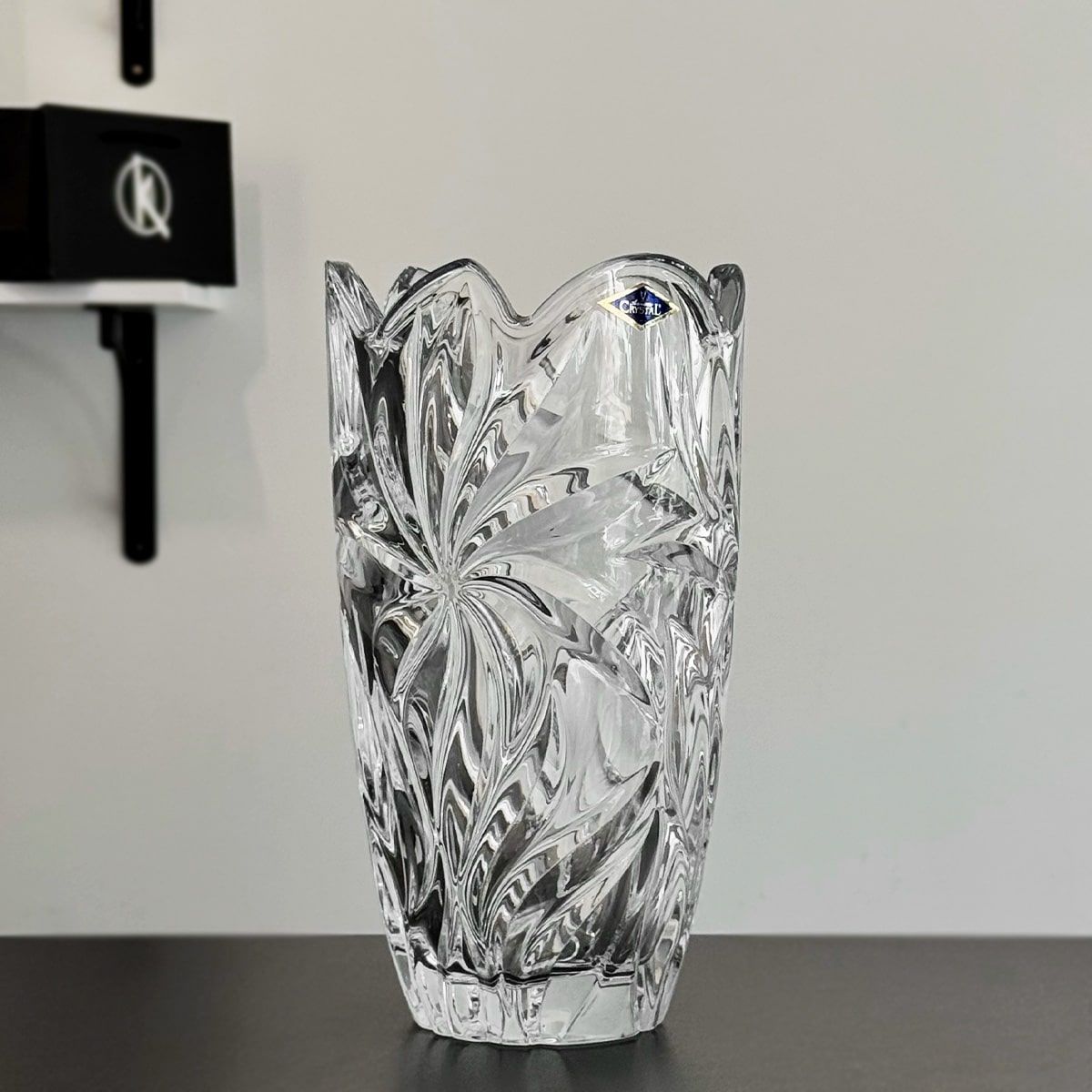 Vaza pentru flori din cristal Bohemia